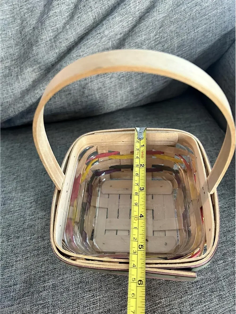 Longaberger Small Easter Basket 1998 Edition With Protector